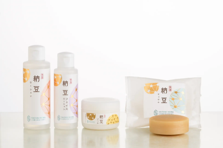 Nattō  ကထုတ်လုပ်တဲ့ skin care ပစ္စည်း